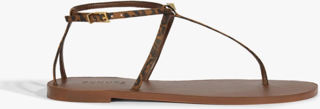 Imagem principal Sandália Rasteira Suede Couro Animal Animal Print Animal Print