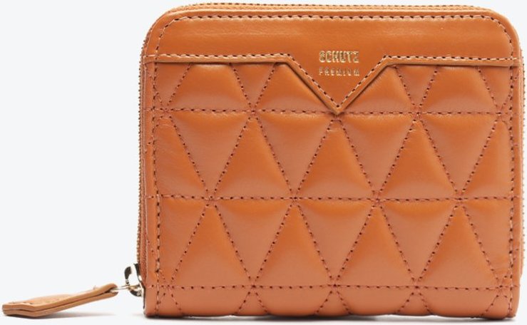 Imagem principal Carteira Pequena 944 Couro Matelassê Camel Schutz Marrom Schutz Marrom