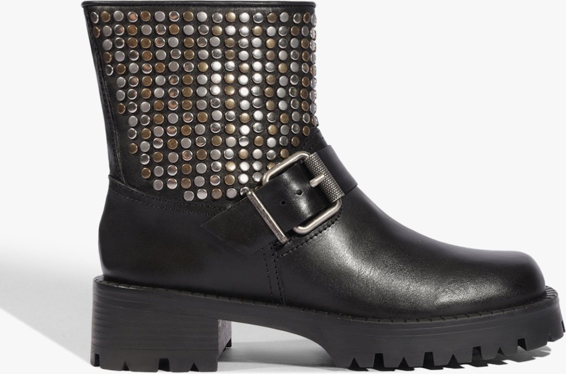 Imagem principal Bota Marla Studs Couro Preta | Schutz Preto Preto