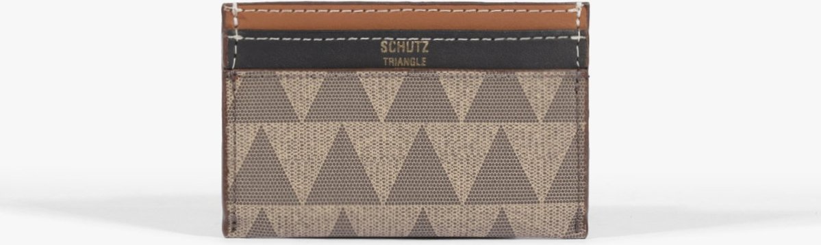 Porta Cartões Triangle Couro Marrom | Schutz