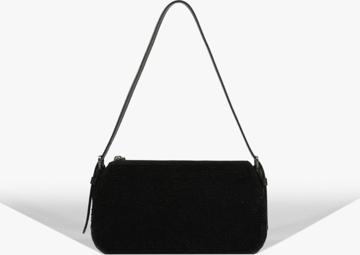 Imagem principal Bolsa Tiracolo Couro Brilho Preta | Schutz Schutz BR Preto Schutz BR Preto