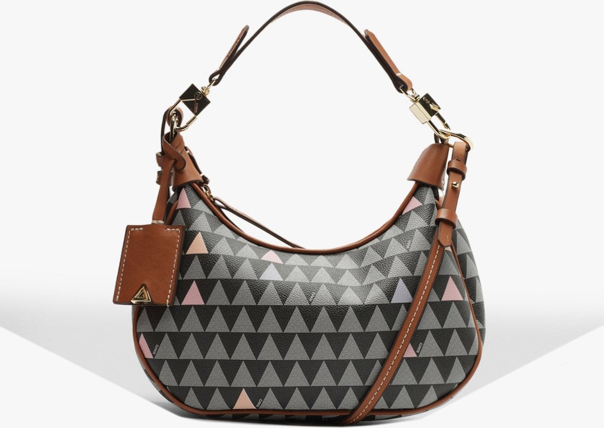 Imagem principal Bolsa Tiracolo Média Triangle Preta Schutz Schutz