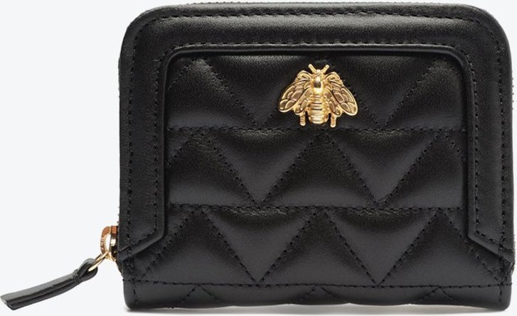 Imagem principal Carteira Pequena Believe Couro Matelassê Preta Schutz Preto Schutz Preto