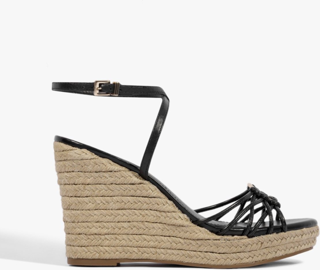 Imagem principal Sandália Anabela Plataforma Palha e Schutz Schutz BR Dourado Schutz BR Dourado