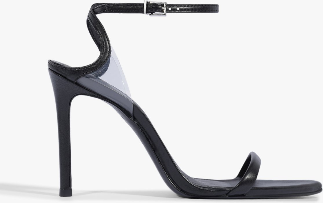 Imagem principal Sandália Salto Alto Skye Couro Preta Schutz Preto Schutz Preto