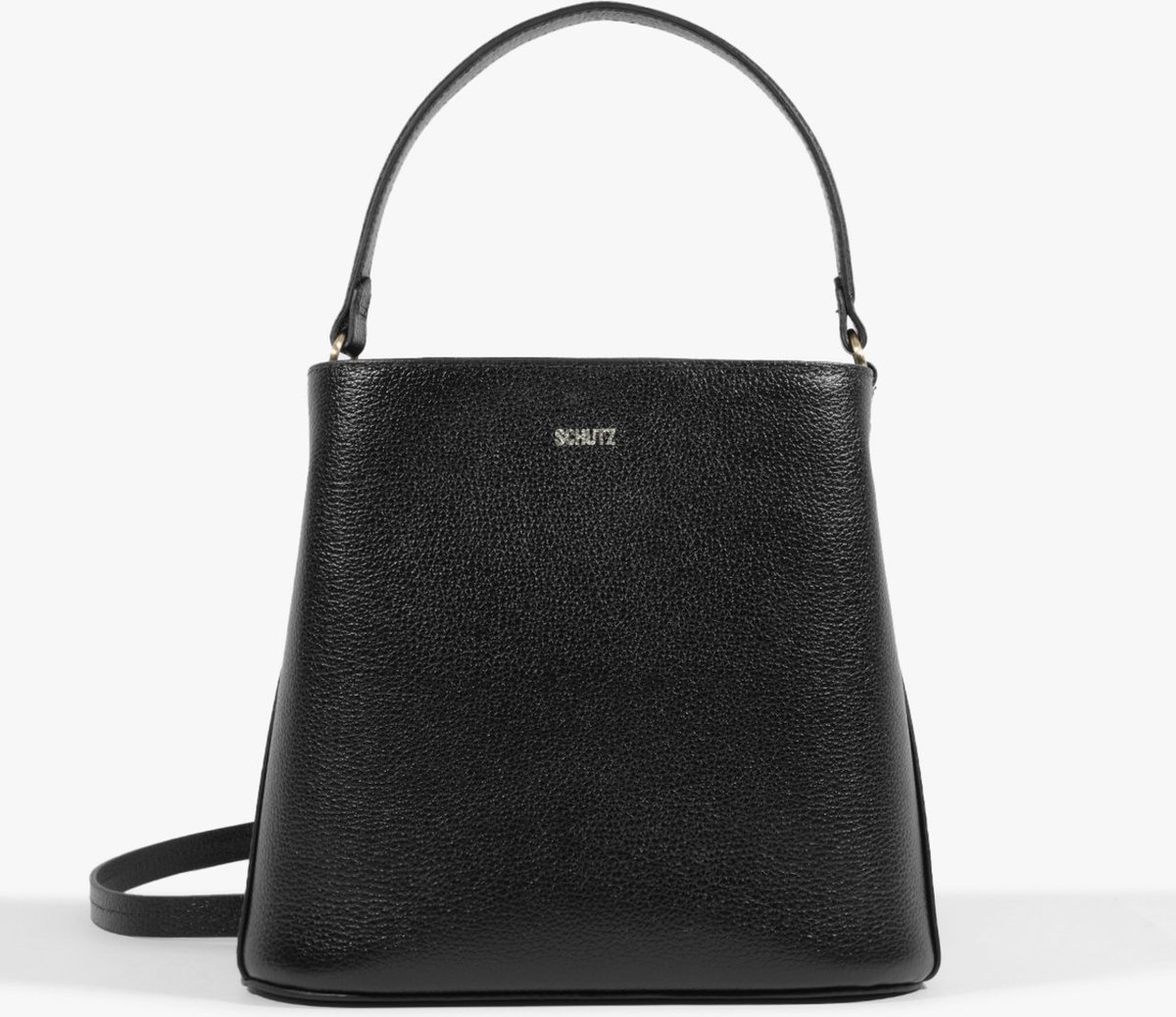Imagem principal Bolsa Tiracolo Bucket Esther Média Couro Preta Schutz Preto Schutz Preto