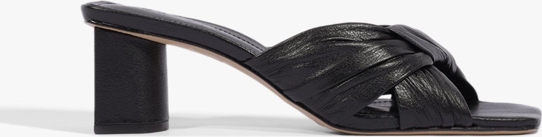 Imagem principal Sandália Salto Bloco Médio Preta Schutz Preto Schutz Preto