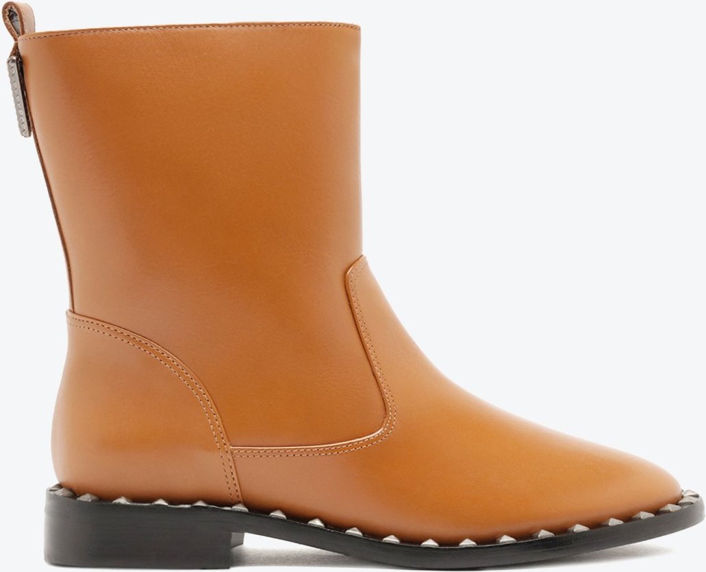 Imagem principal Bota Bennie Mid Cal Couro Marrom Marrom