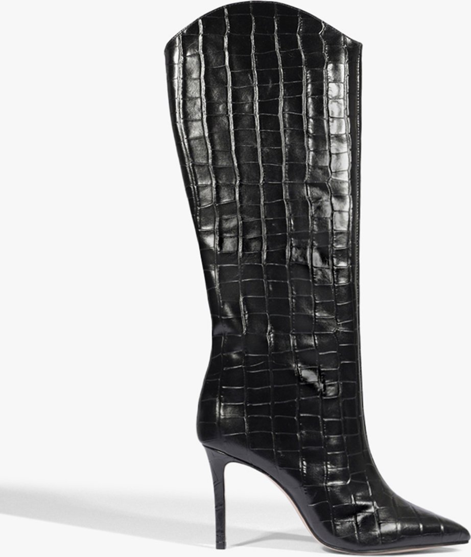 Imagem principal Bota Salto Alto Maryana Couro Preta Schutz Preto Schutz Preto
