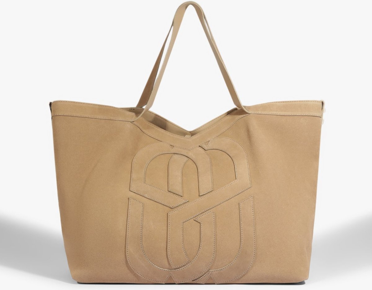 Bolsa Shopping Maddison Camurça Bege | Schutz