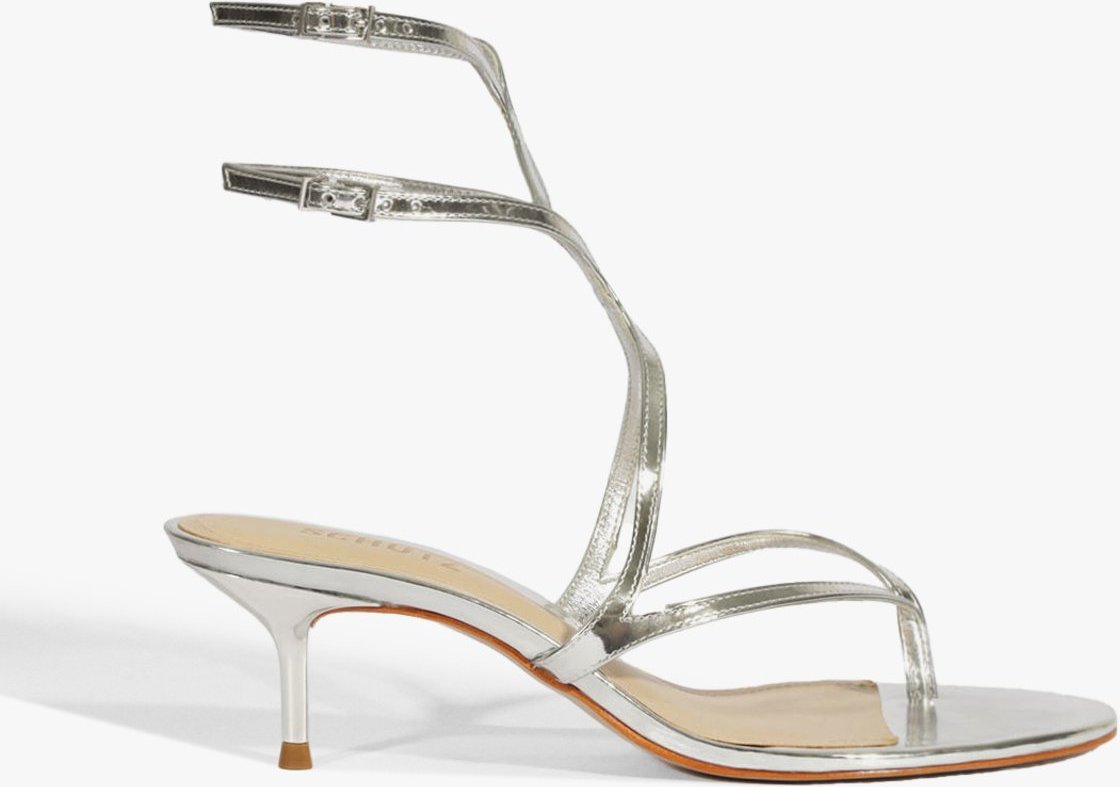 Imagem principal Sandália Salto Fino com Tiras Schutz Prata Schutz Prata