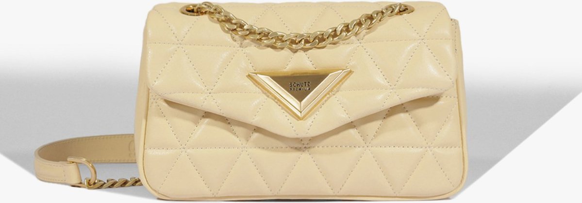 Imagem principal Bolsa Tiracolo Média 944 Couro Amarelo Mantei | Schutz Schutz BR Bege Schutz BR Bege