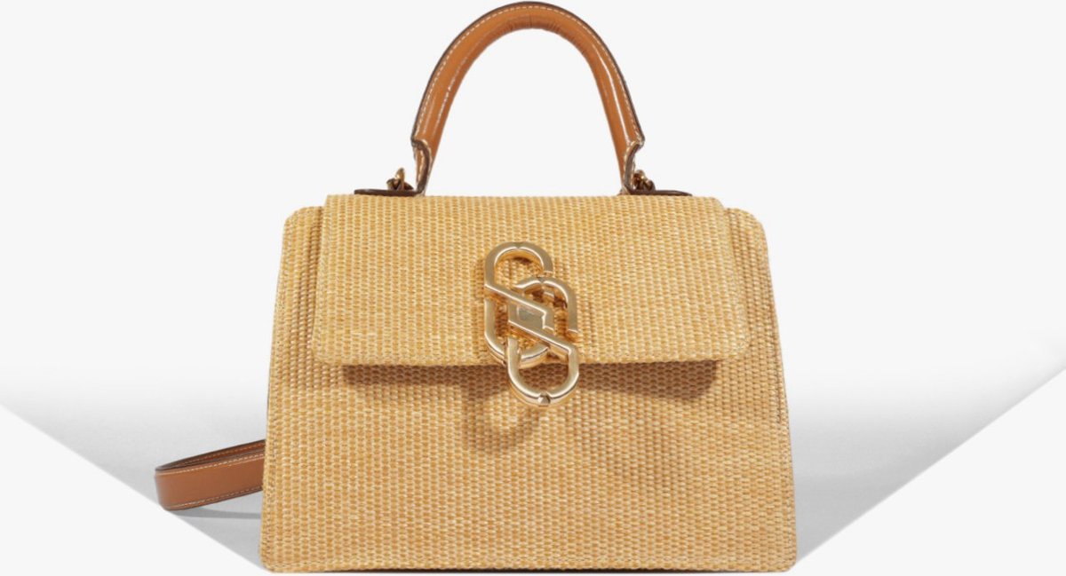 Imagem principal Bolsa Satchel Soul Ráfia Natural Schutz Schutz BR Marrom Schutz BR Marrom
