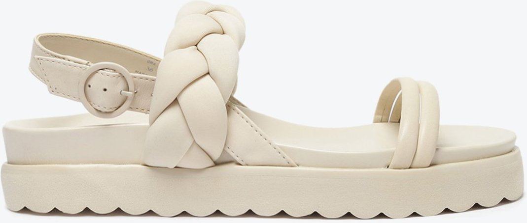 Imagem principal Sandália Papete Flatform Nylon Trança Off White Schutz Branco Schutz Branco