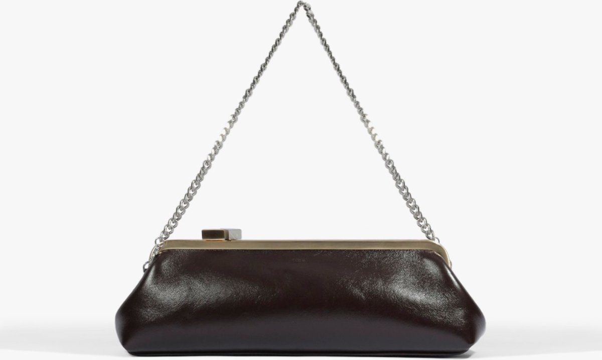 Imagem principal Bolsa Clutch Nyra Couro Schutz Schutz BR Marrom Schutz BR Marrom