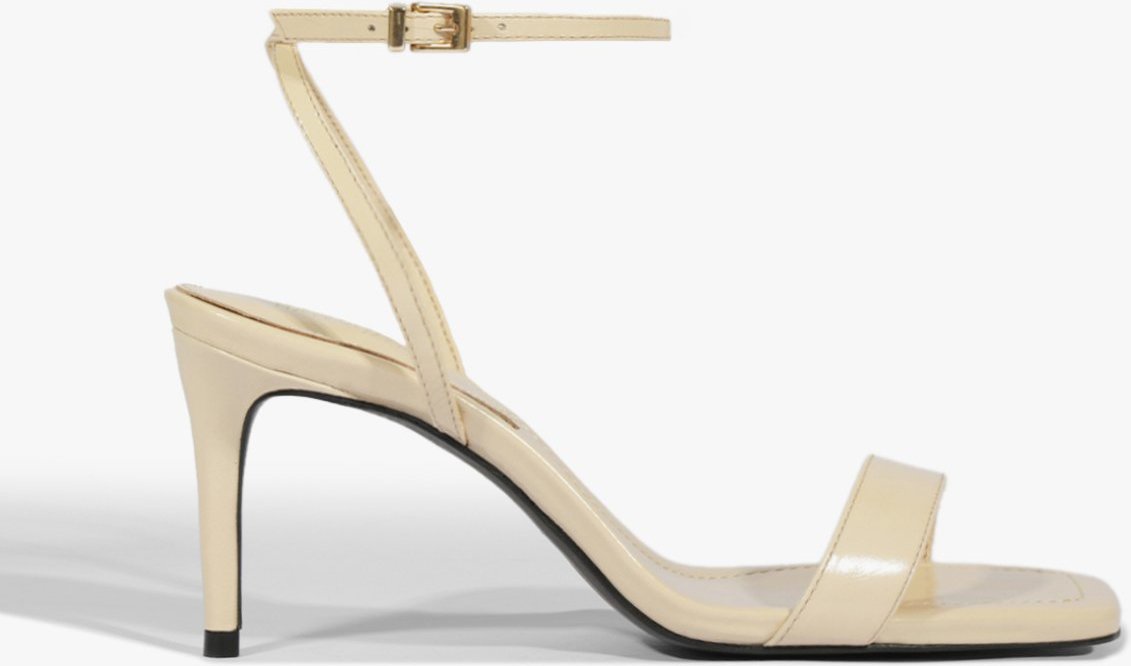 Imagem principal Sandália Stiletto Couro Off White | Schutz Schutz BR Branco Schutz BR Branco