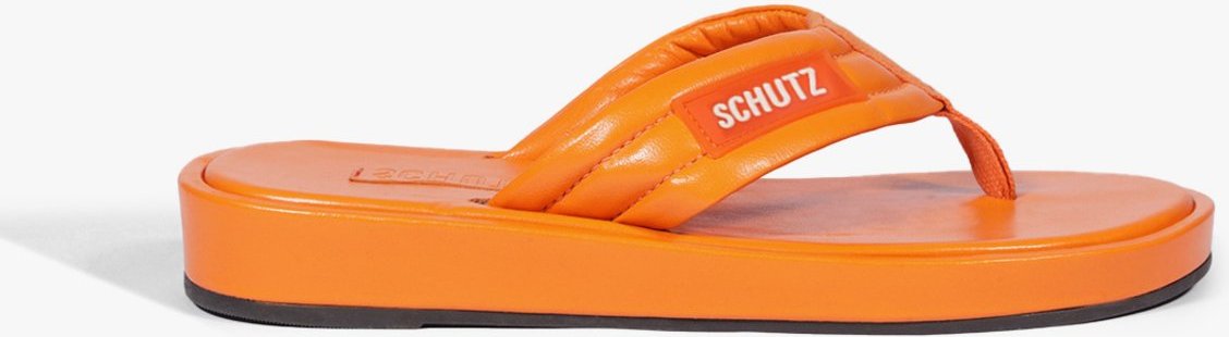 Imagem principal Chinelo Zoe Couro Schutz Laranja Schutz Laranja