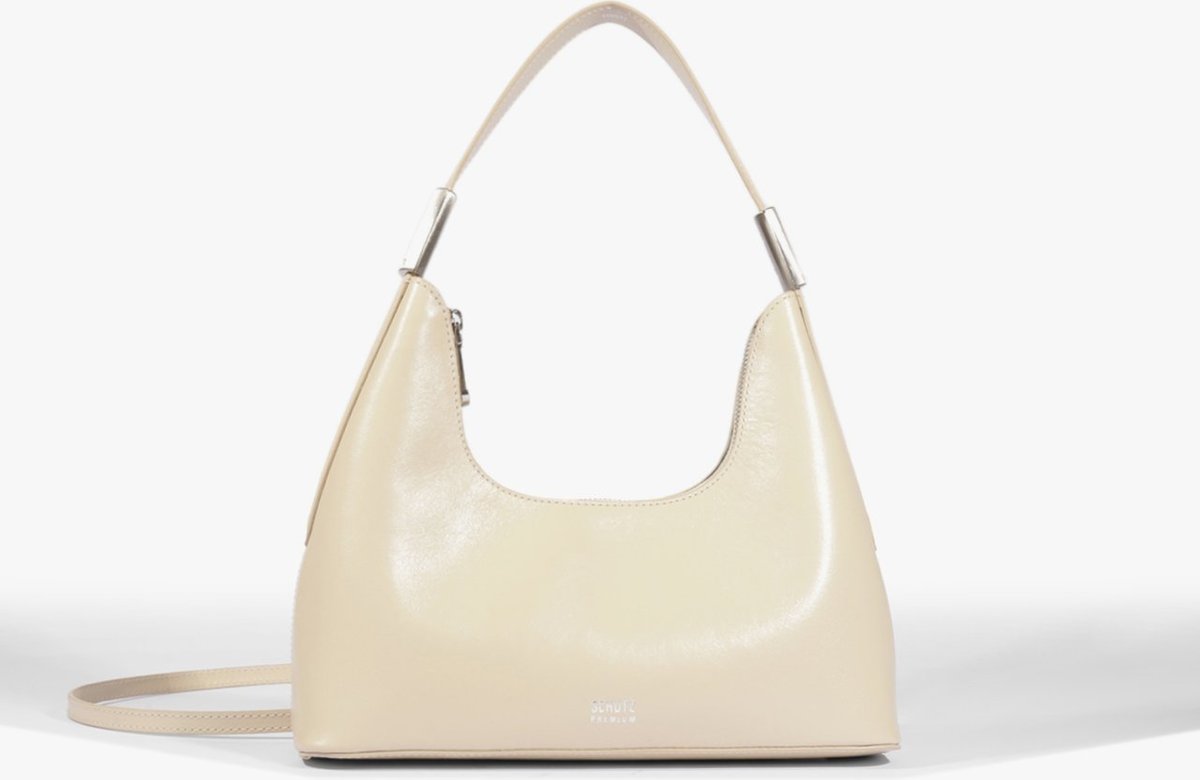 Imagem principal Bolsa Mini Hobo Tiracolo Couro Branca | Schutz Schutz BR Branco Schutz BR Branco