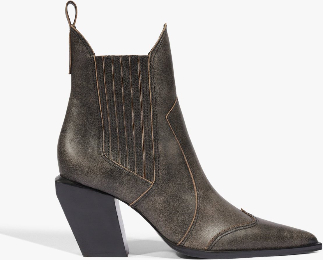 Imagem principal Bota Dolly Estonada Couro Preta | Schutz Schutz BR Preto Schutz BR Preto