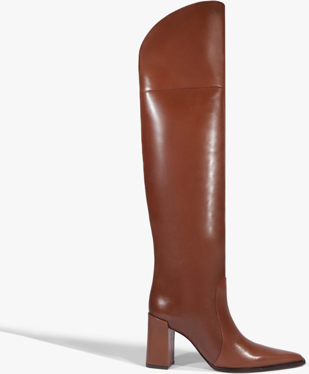 Imagem principal Bota Over The Knee Salto Bloco Couro Schutz Schutz BR Preto Schutz BR Preto