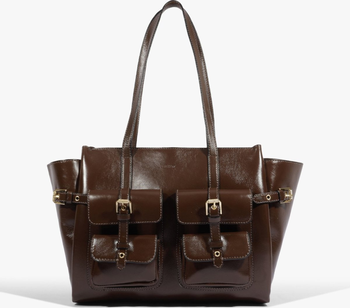 Imagem principal Bolsa Shopping Bea Couro Marrom | Schutz Schutz BR Schutz BR