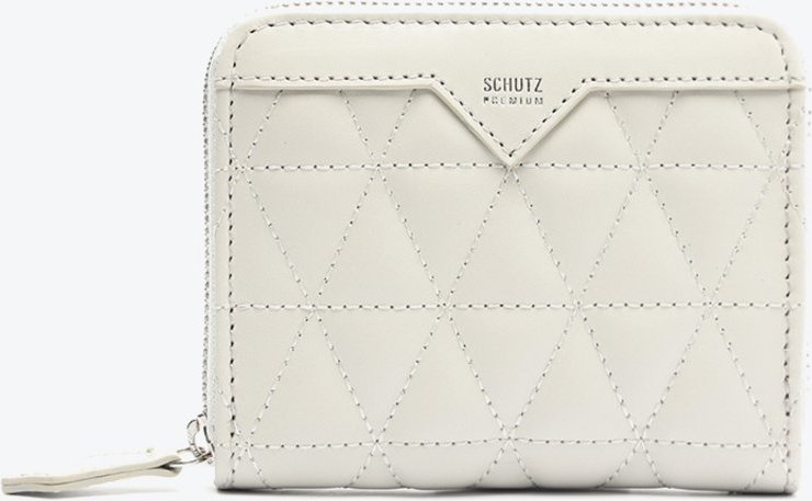 Imagem principal Carteira Pequena 944 Matelassê Couro Cinza Schutz Unissex Schutz Unissex