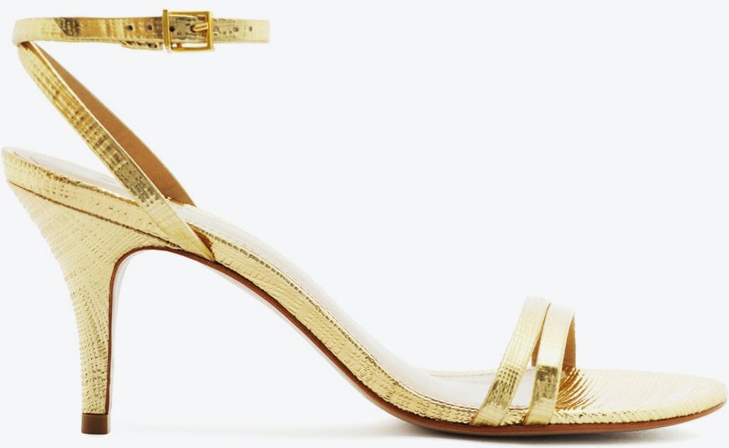 Imagem principal Sandália Altina Couro Dourada Schutz Dourado Schutz Dourado