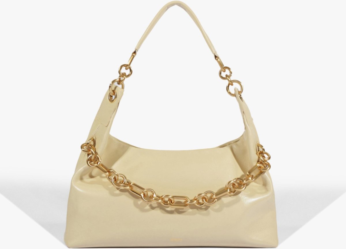 Imagem principal Bolsa de Ombro Couro Corrente Off White | Schutz Schutz BR Branco Schutz BR Branco