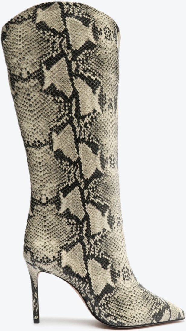 Imagem principal Bota Salto Alto Maryana Couro Snake Schutz Nude Schutz Nude