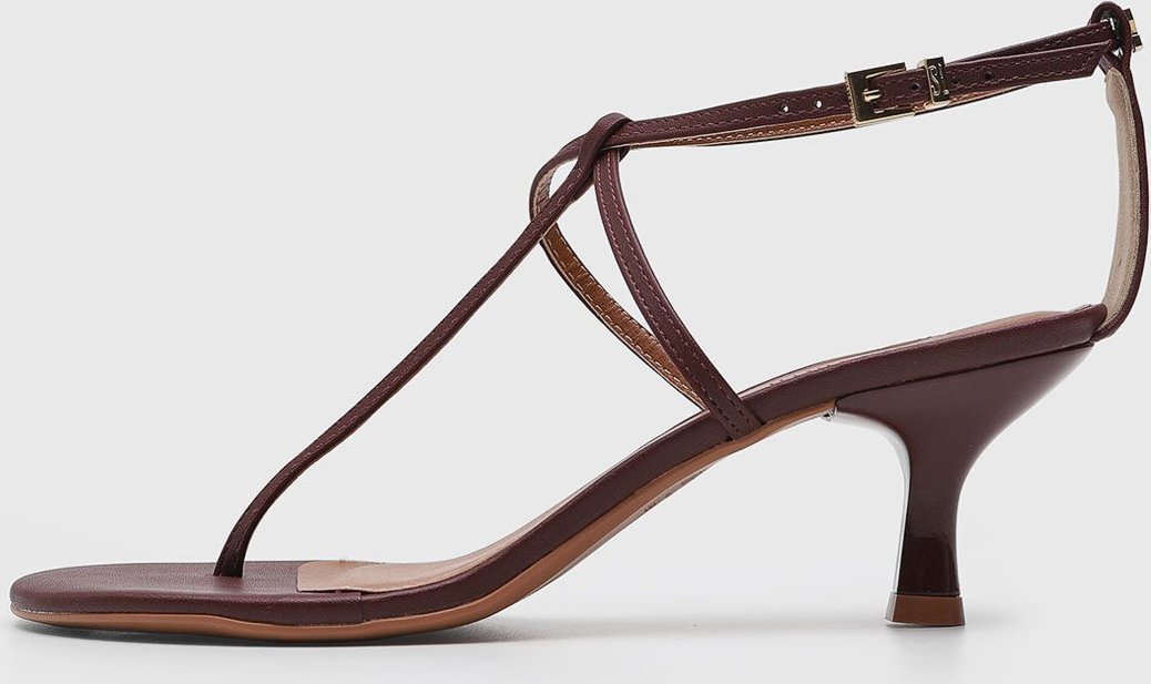 Imagem principal Sandália Feminina Santa Lolla Salto Médio marrom Santa Lolla marrom