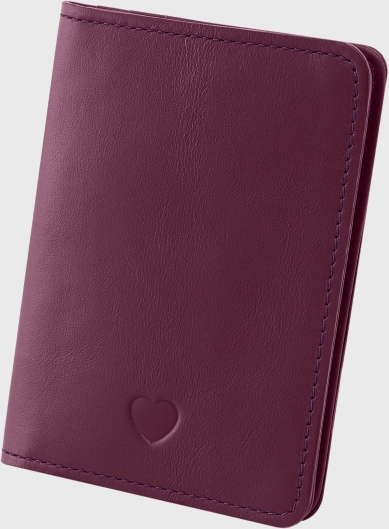 Imagem principal Carteira Couro Mariart Lovezinho Rubi vinho Mariart vinho