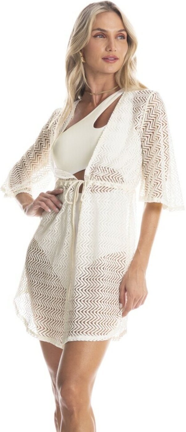 Imagem principal Saida de Praia Kaftan Curto Daniela Tombini Santorini preto Daniela Tombini preto