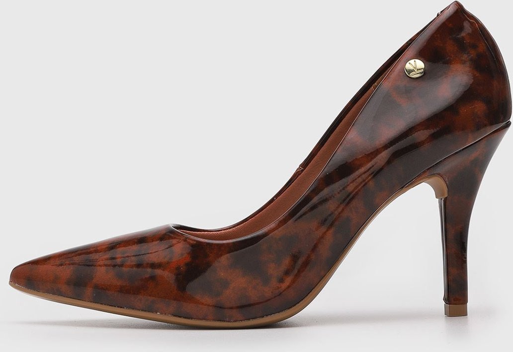 Imagem principal Scarpin Feminino Vizzano Salto Fino Verniz marrom VIZZANO marrom