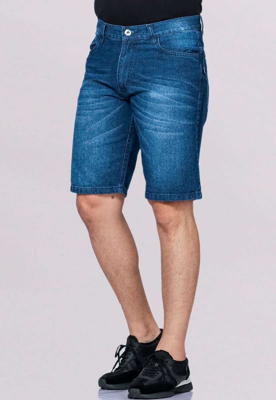 Bermuda Jeans Masculina Estonada Curta 7912