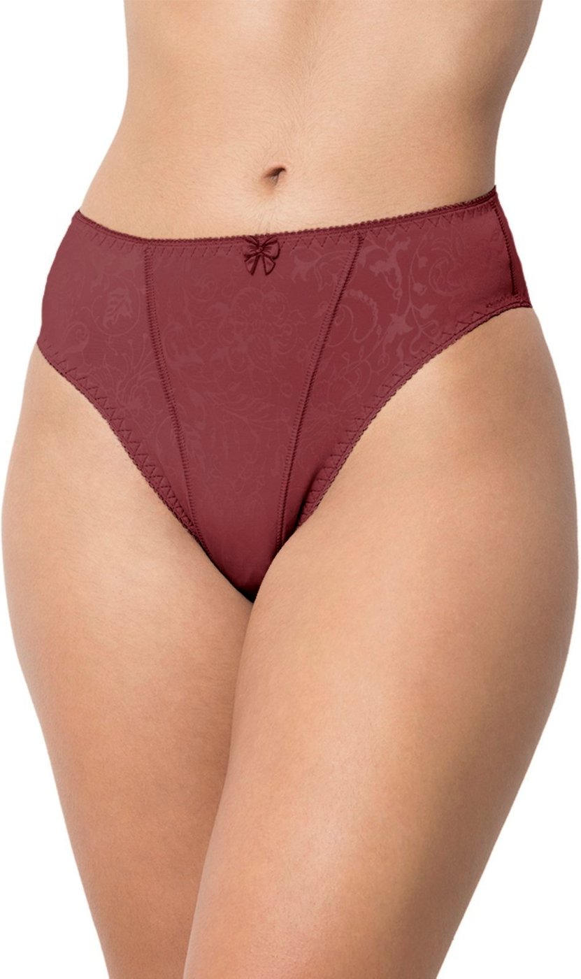 Imagem principal Calcinha Gabi Lingerie Tanga Microfibra Confortável Cintura Média Rubro bordô Gabi Lingerie bordô