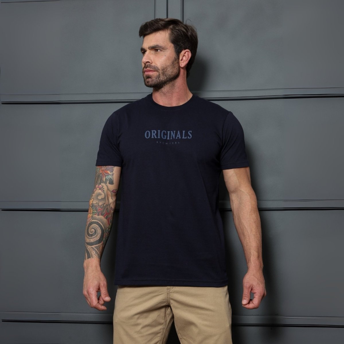 Imagem principal Camiseta Estampada Masculino Revanche Cidamo azul marinho Revanche azul marinho