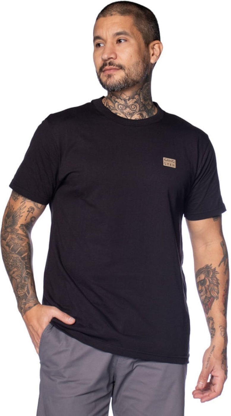 Camiseta Masculina Gangster Gola Canelada