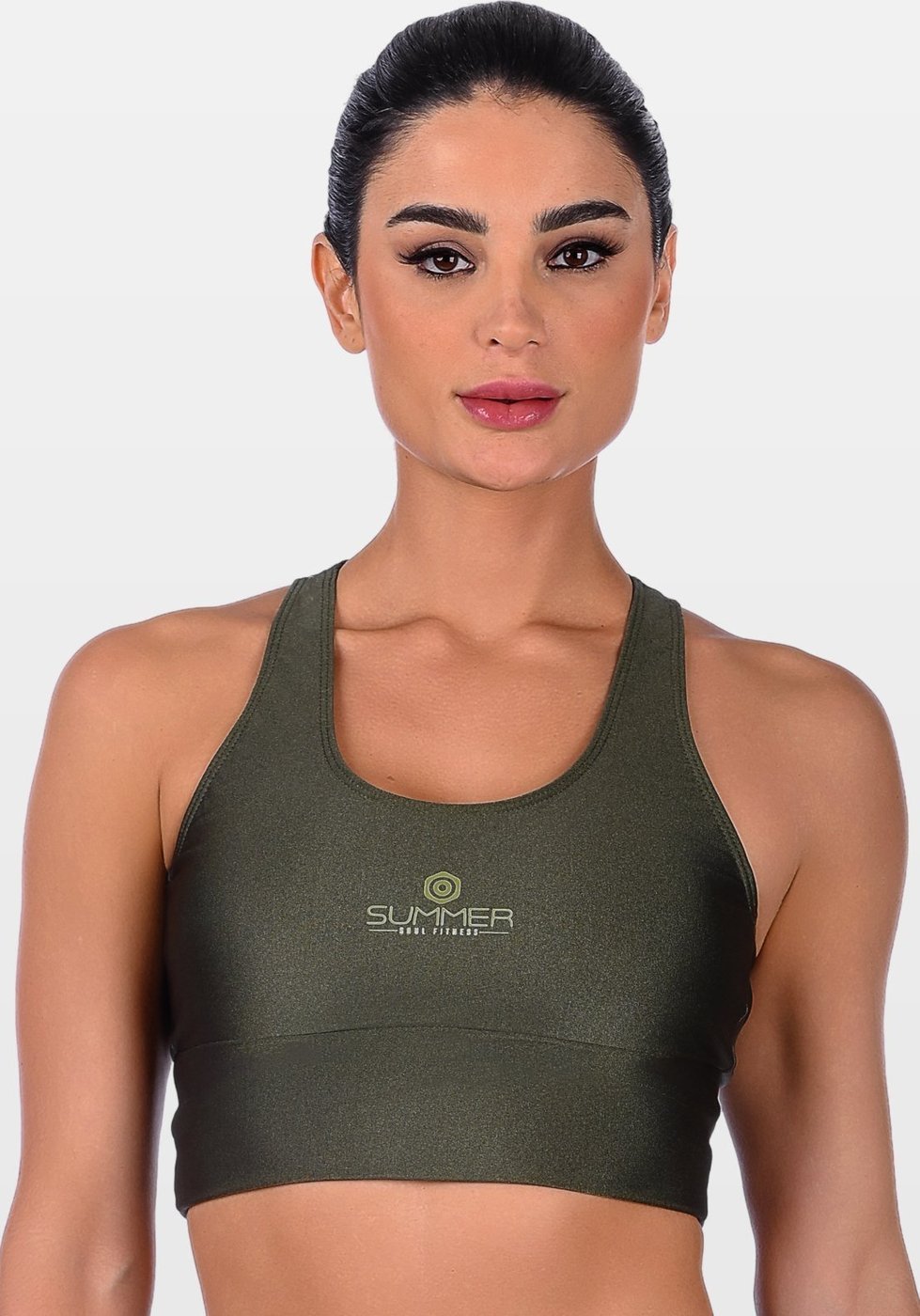 Imagem principal Top Nadador Fitness Cós Largo Cirrê Summer Soul Bojo Removível bege Summer Soul bege