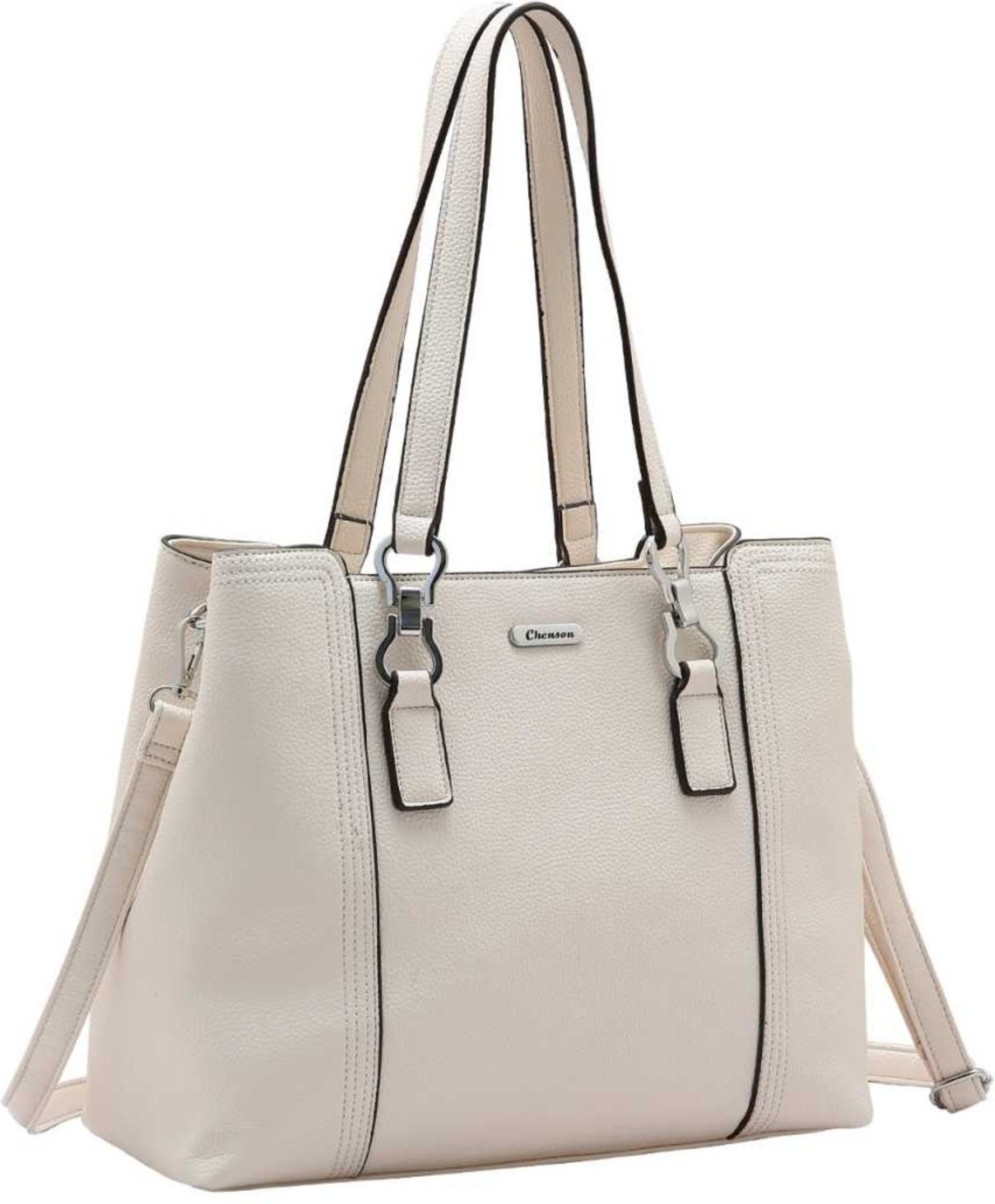 Bolsa Feminina Chenson Textura Delicada 3485327 OFF WHITE