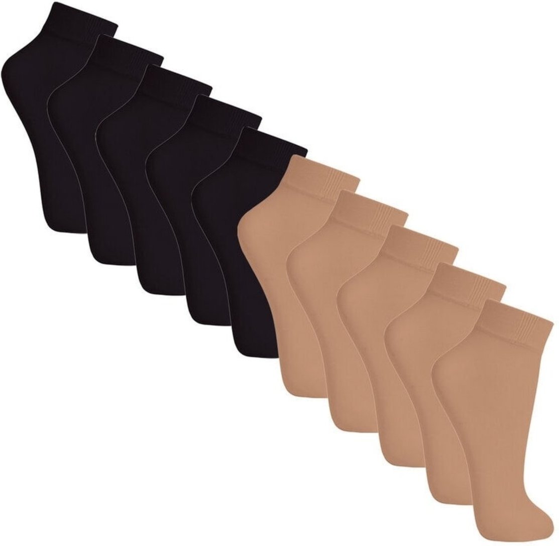 Kit com 10 Meias Soquete Fio 20 Loba