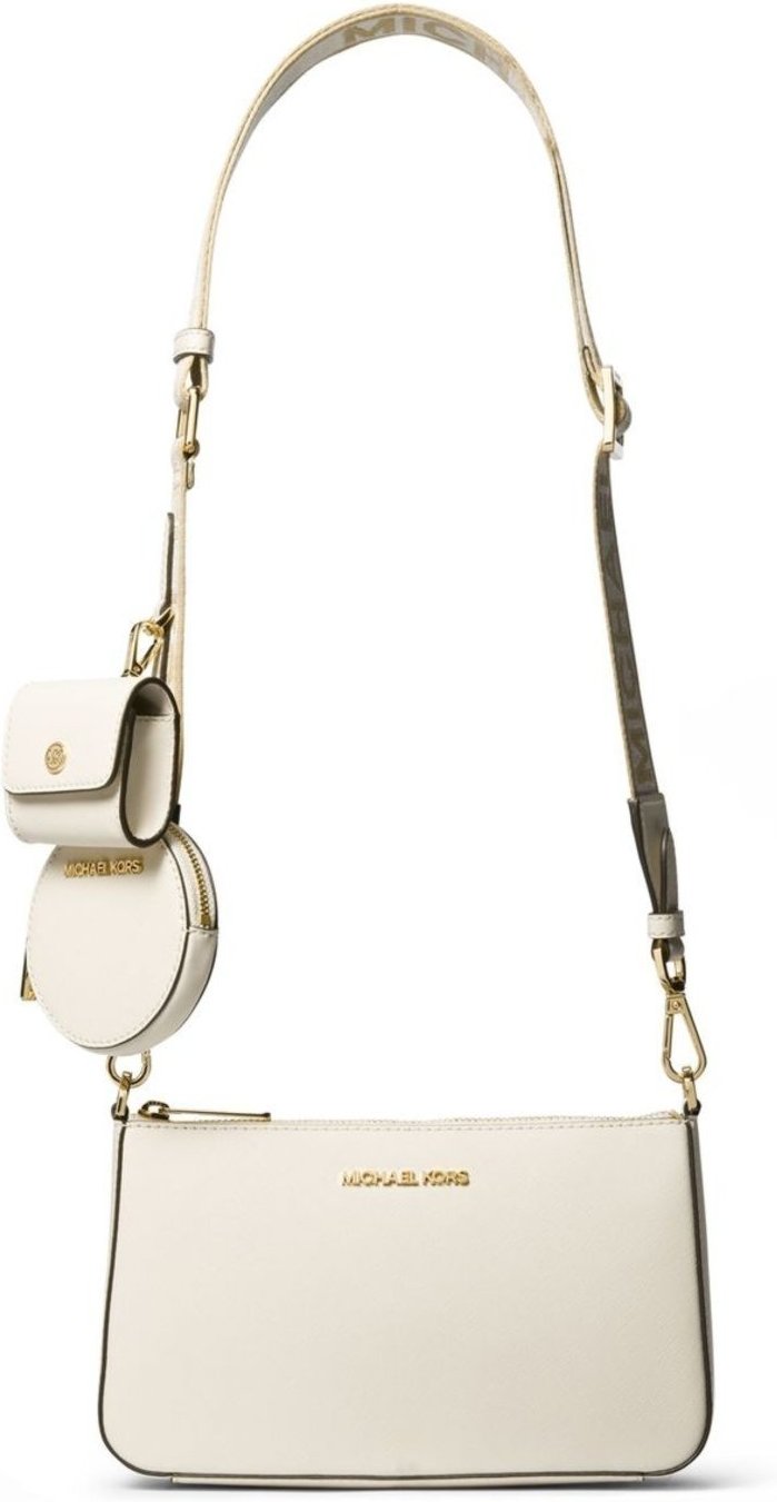 Imagem principal Bolsa Transversal Jet Set Pequena De Couro 35S3gtvc5t289 branco branco