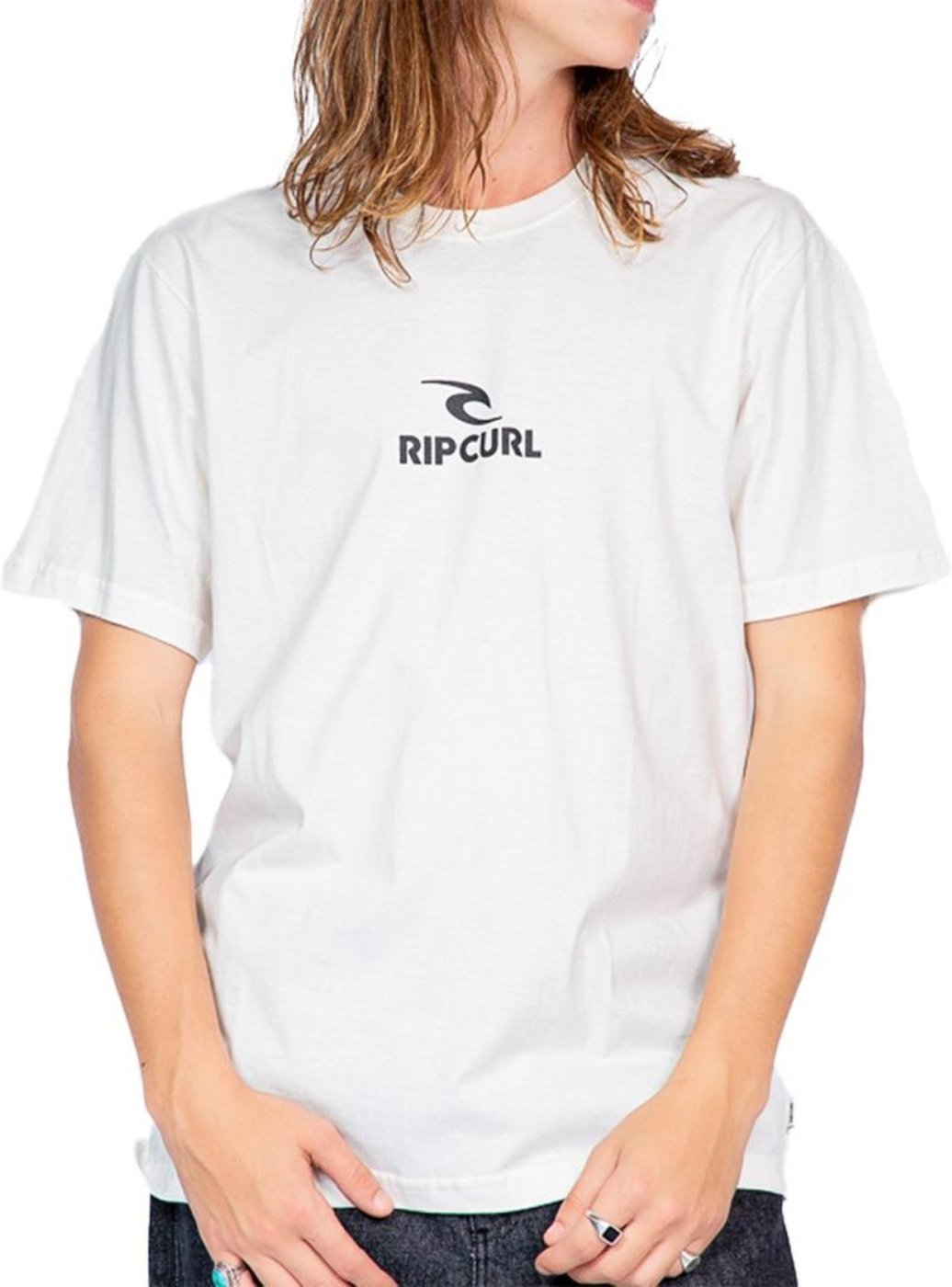 Camiseta Rip Curl Icon WT25 Masculina Bone