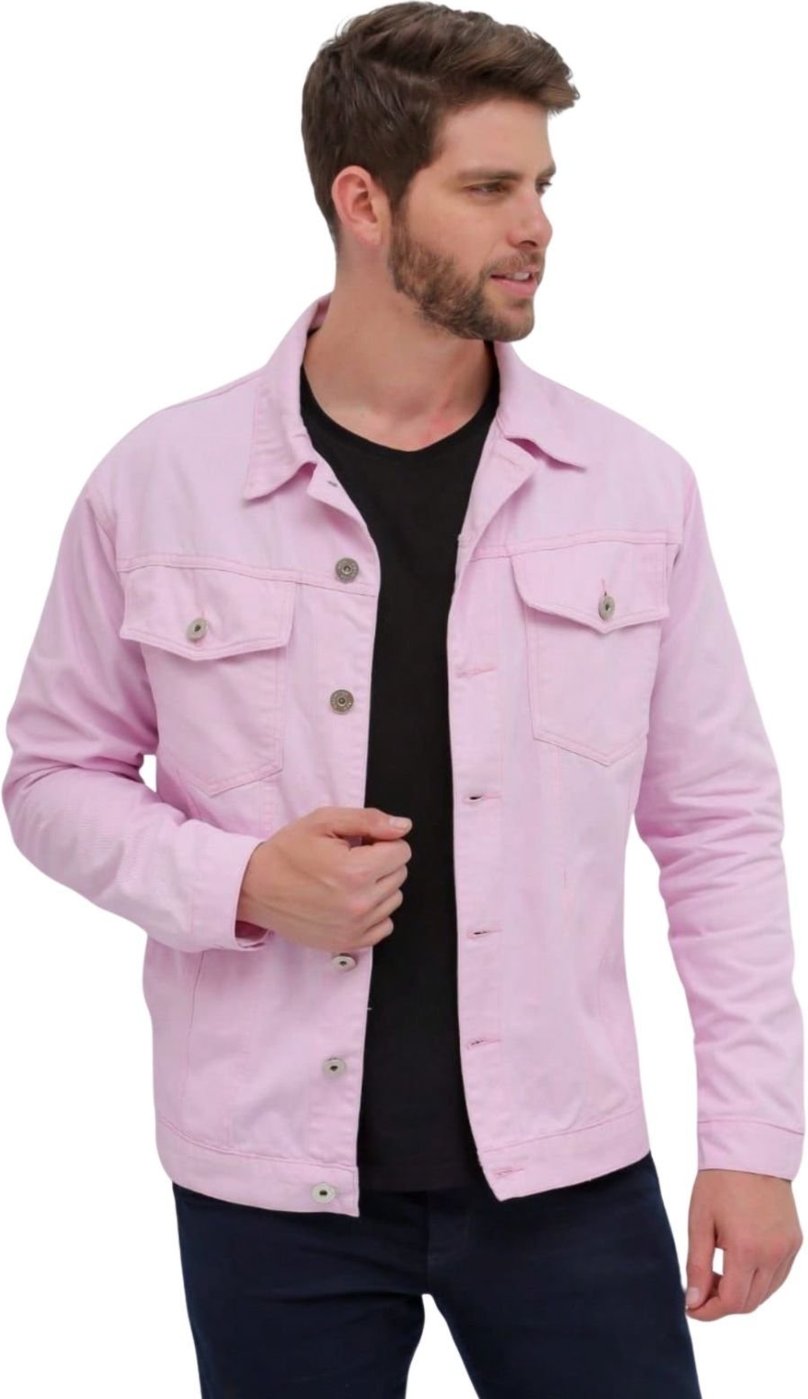 Imagem principal Jaqueta Jeans Clara Masculina Alleppo Jeans rosa Alleppo Jeans rosa