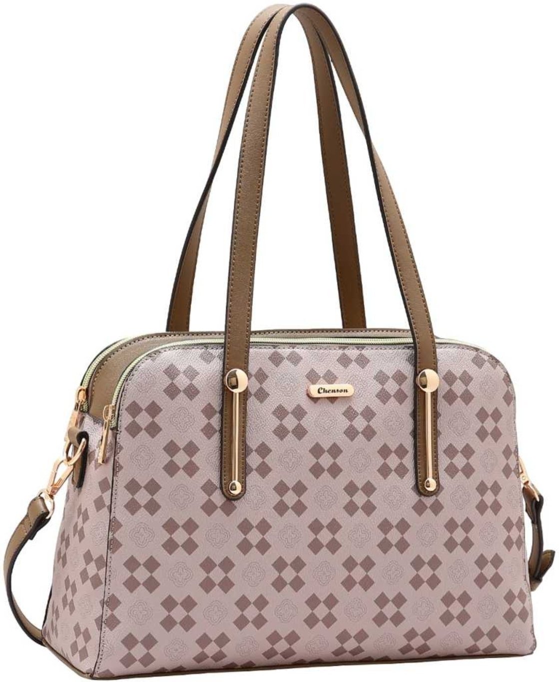 Bolsa Feminina Chenson New Elemento Gráfico 3485296 Natural