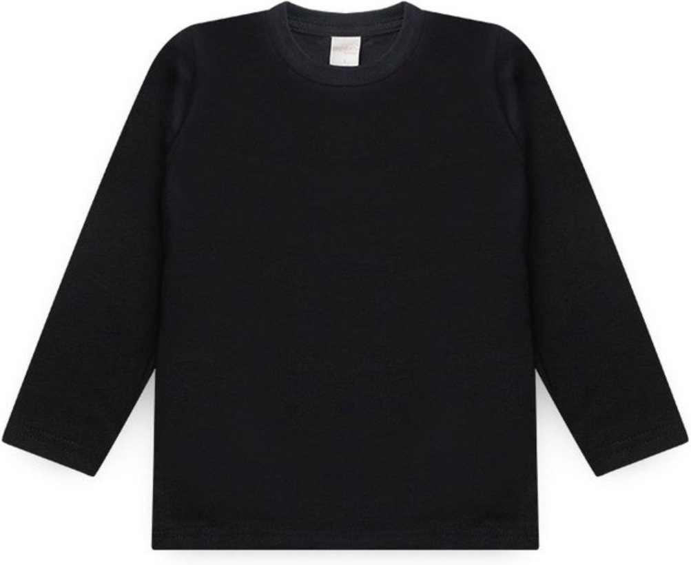 Imagem principal Infantil - Camiseta Inverno Menino Manga Longa em Meia Malha Molekada preto Molekada preto