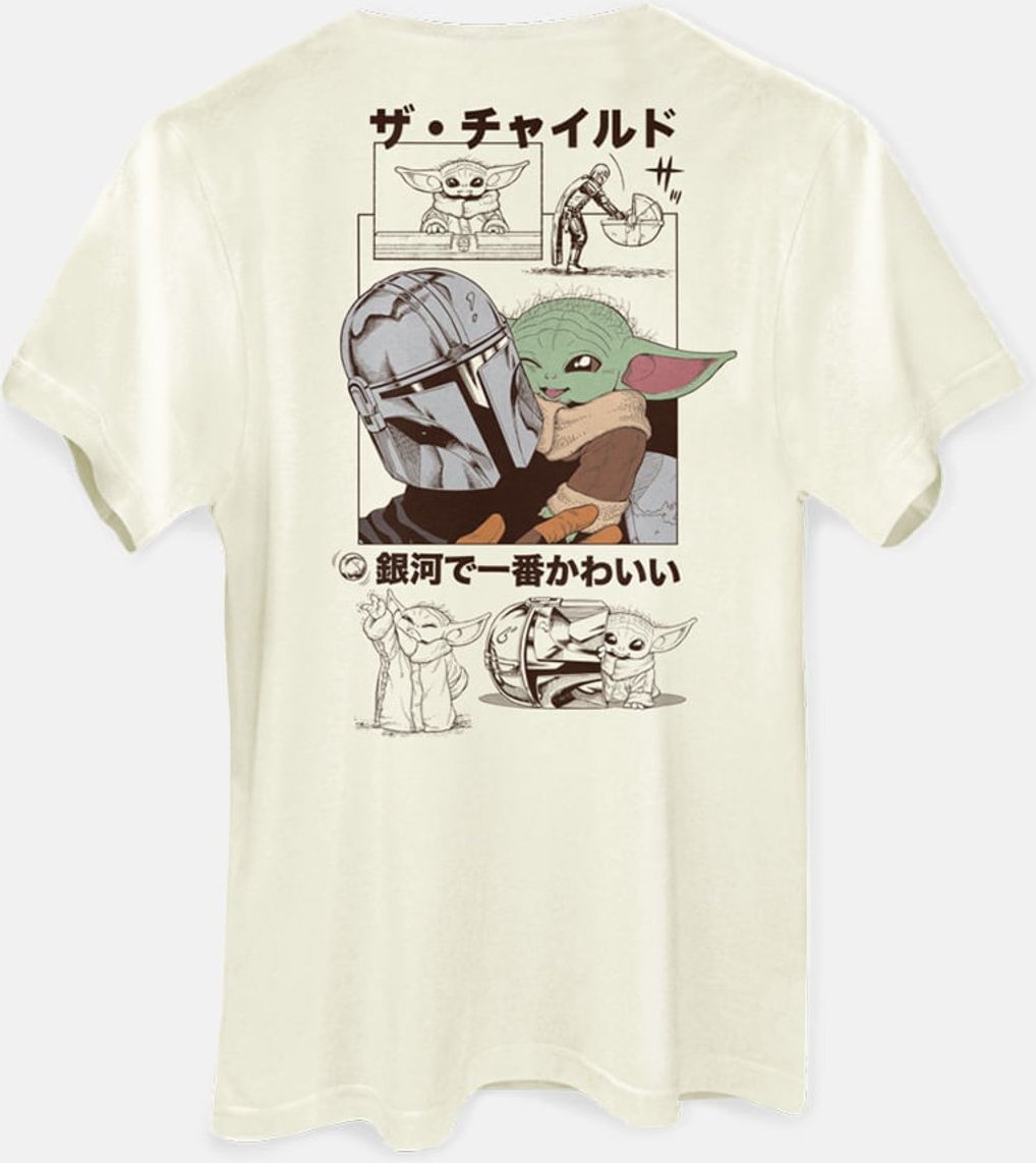 Camiseta Star Wars Baby Yoda E Din Djarin