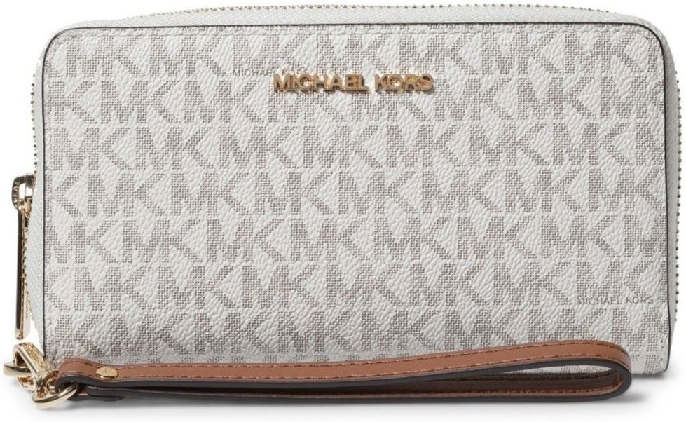 Imagem principal Carteira Jet Set Travel Logo Média 35F8gtvw9b150 Michael Kors branco