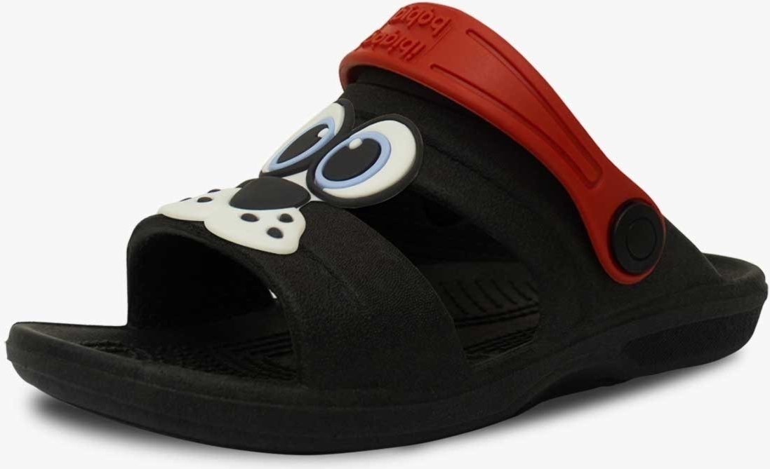 Imagem principal Infantil - Sandalia Papete Pópidi Babuche Cachorro com preto/vermelho Pópidí preto/vermelho