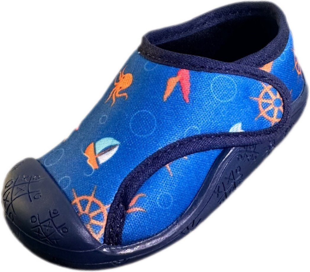 Imagem principal Infantil - Tênis meia Solzim calce Fácil Marinho polvo preto Solzim preto