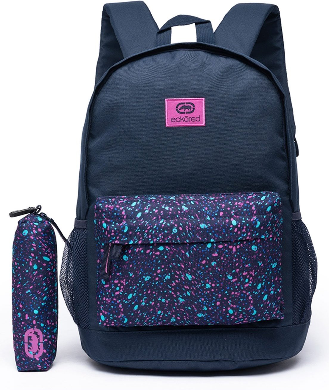 Mochila Feminina Ecko Estojo Casual Escolar Faculdade Original